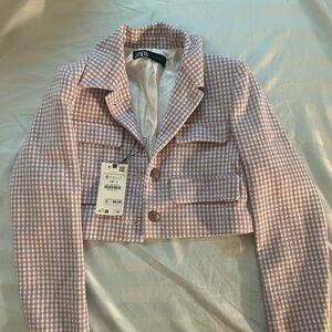Zara matching set. Blazer with skirt